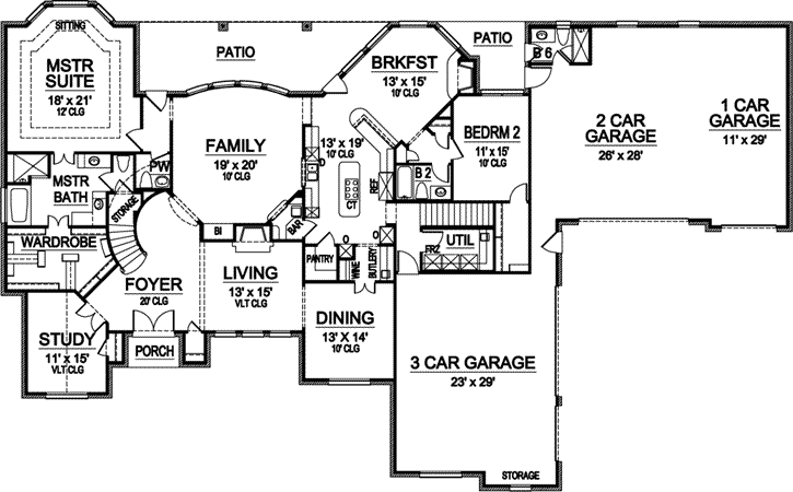 Main Floor Plan: 63-148