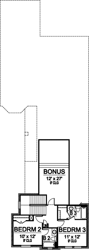 Upper/Second Floor Plan: 63-150
