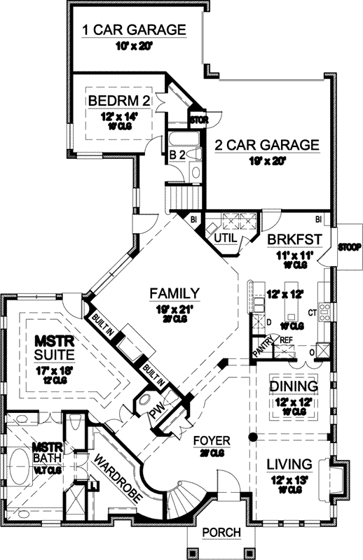 Main Floor Plan: 63-156