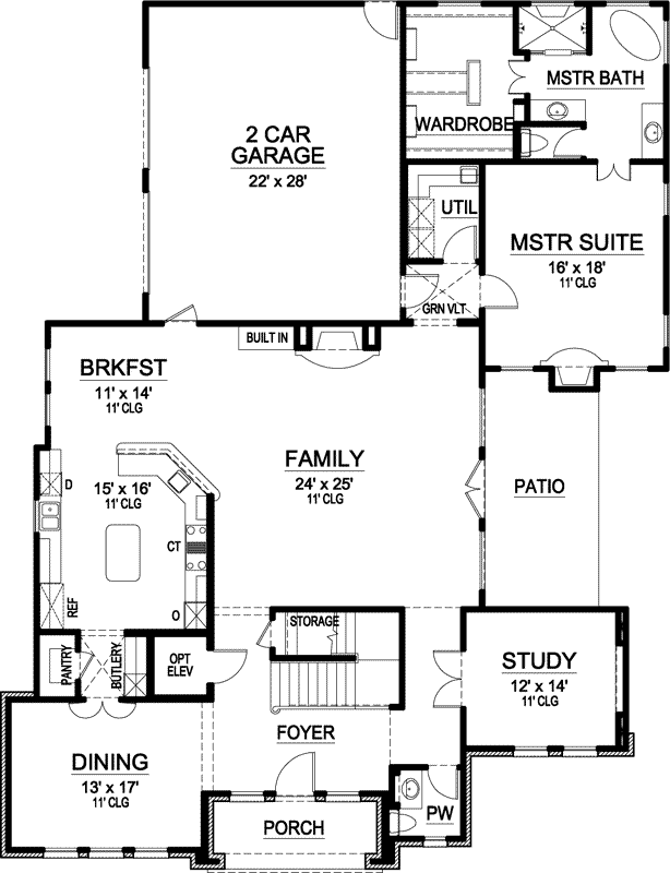 Main Floor Plan: 63-157