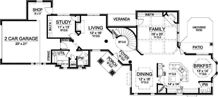 Main Floor Plan: 63-160
