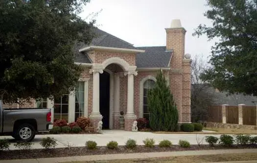 European house plans 63-164 - front exterior, 4,520 sq ft, 4 bed, 4 bath house plans | Monster House Plans
