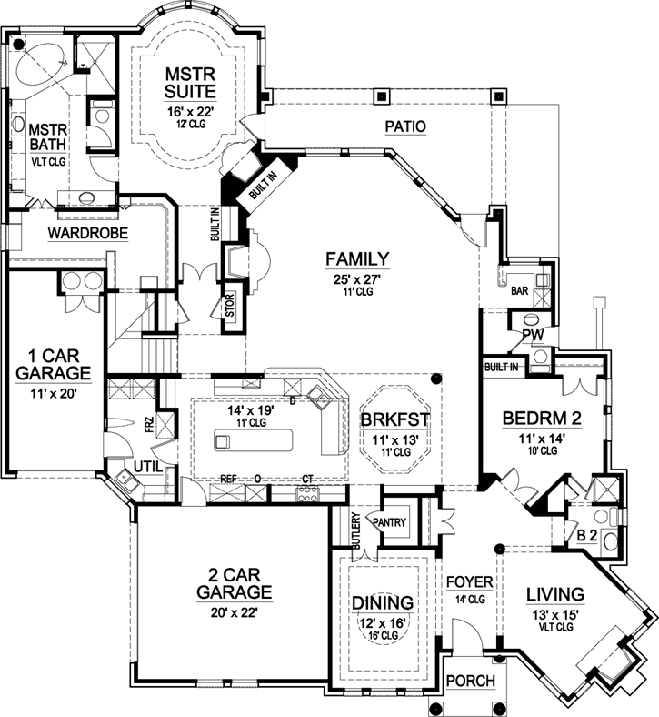 Main Floor Plan: 63-164