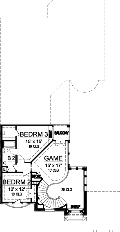 Upper/Second Floor Plan: 63-171
