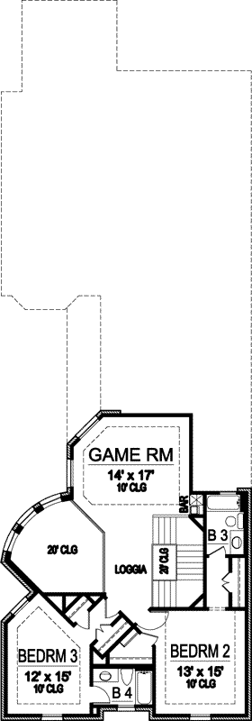 Upper/Second Floor Plan: 63-173
