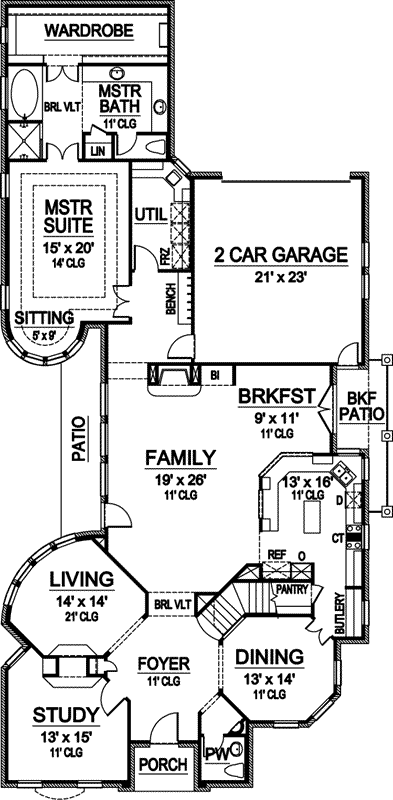 Main Floor Plan: 63-179