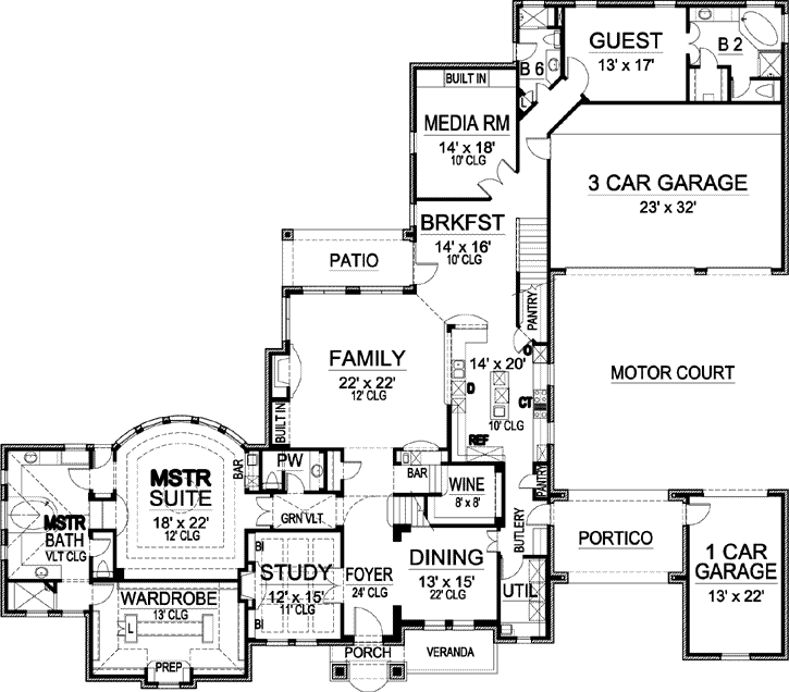 Main Floor Plan: 63-182