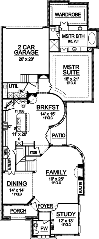 Main Floor Plan: 63-183