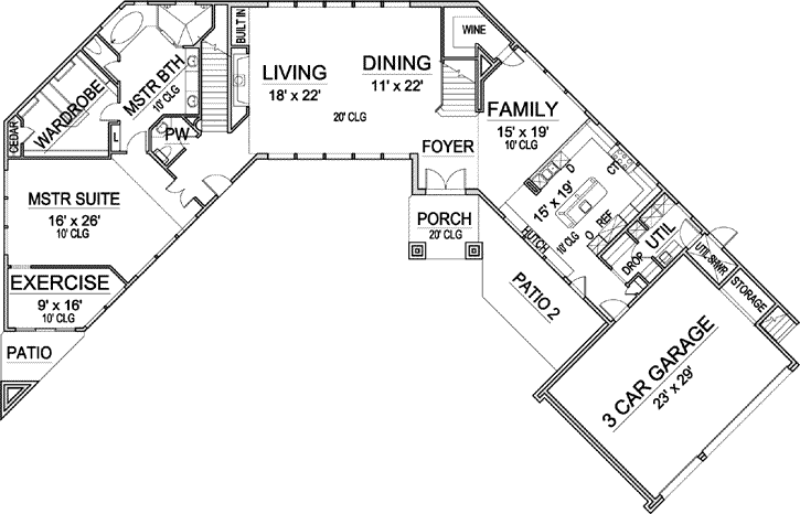 Main Floor Plan: 63-194
