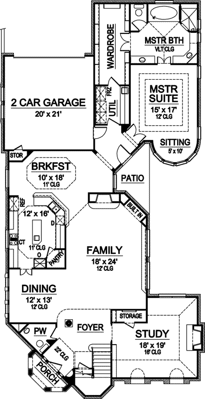 Main Floor Plan: 63-195