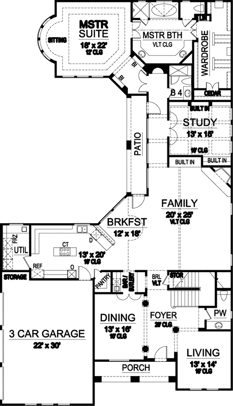 Main Floor Plan: 63-196