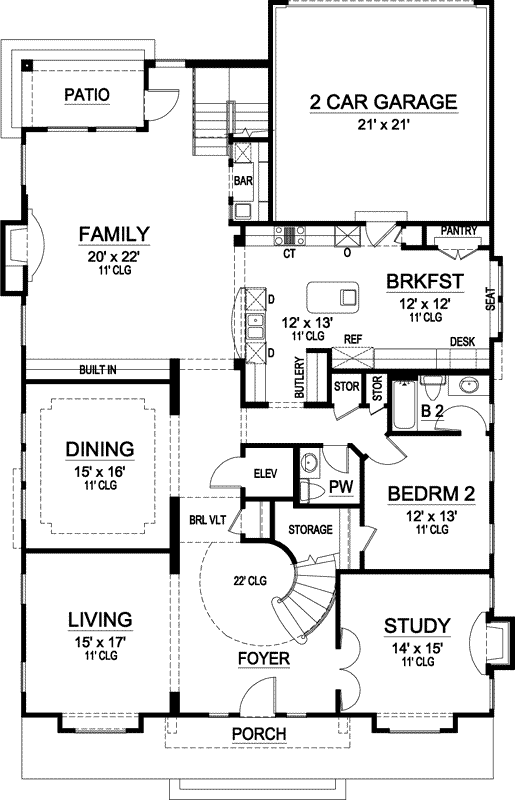 Main Floor Plan: 63-209