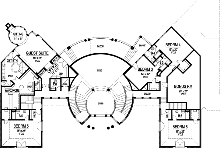 Upper/Second Floor Plan:63-218