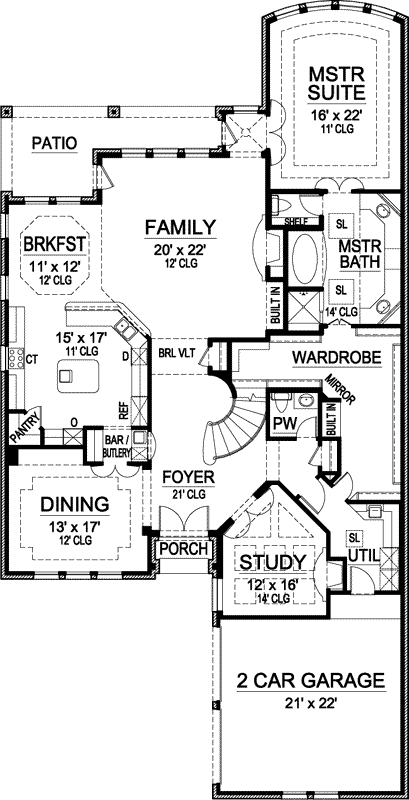 Main Floor Plan: 63-220
