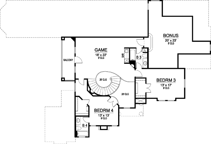 Upper/Second Floor Plan: 63-224
