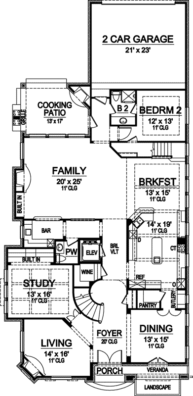 Main Floor Plan: 63-231