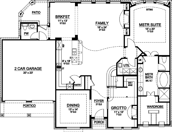 Main Floor Plan: 63-235