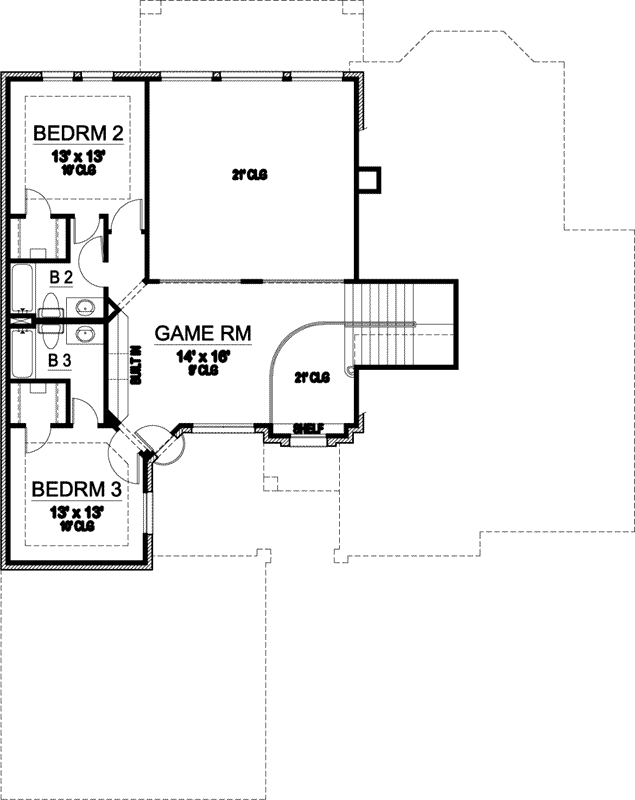 Upper/Second Floor Plan: 63-241