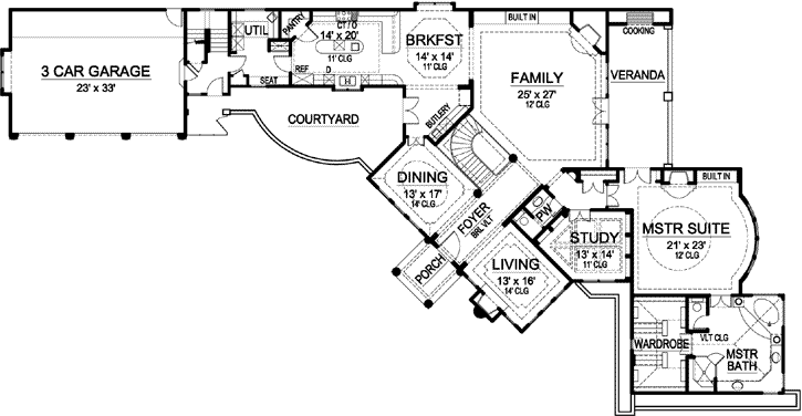 Main Floor Plan: 63-242