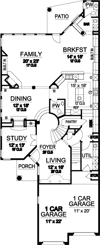 Main Floor Plan: 63-245