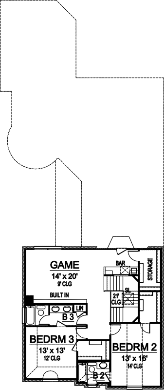 Upper/Second Floor Plan: 63-248
