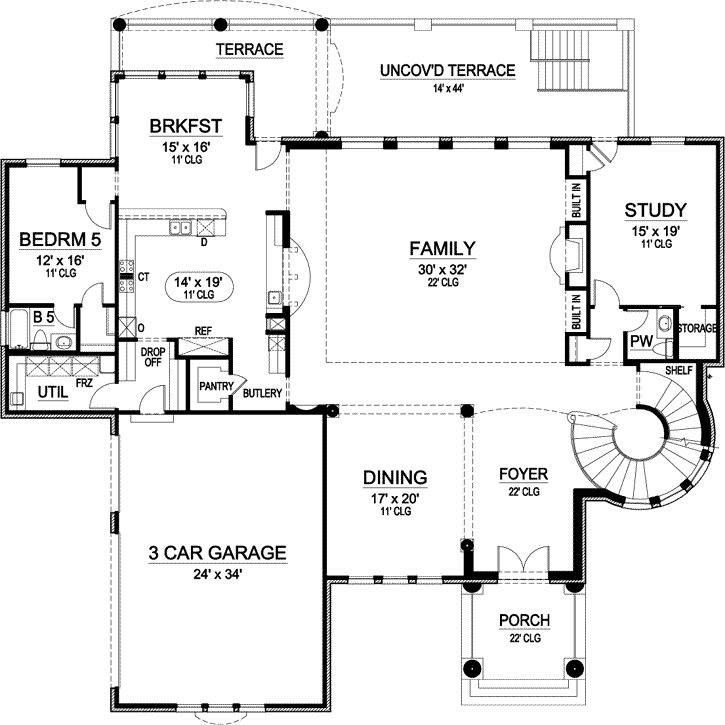 Main Floor Plan: 63-251