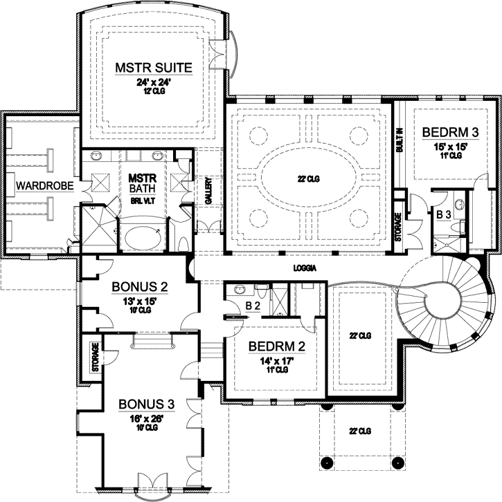 Upper/Second Floor Plan:63-251