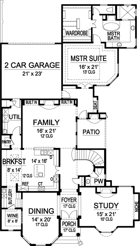 Main Floor Plan: 63-253
