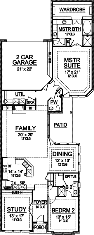 Main Floor Plan: 63-254