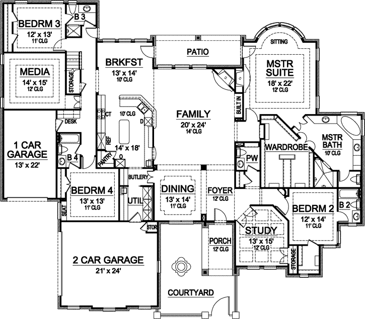 Main Floor Plan: 63-256