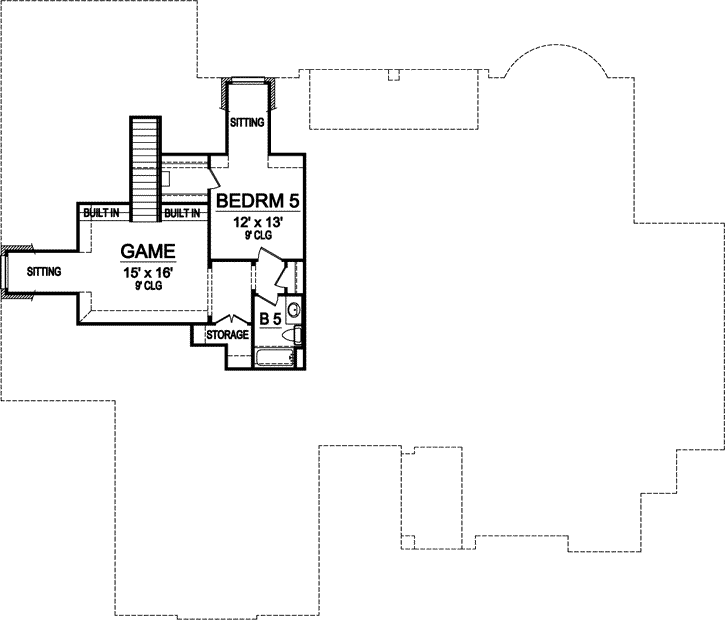 Upper/Second Floor Plan: 63-256
