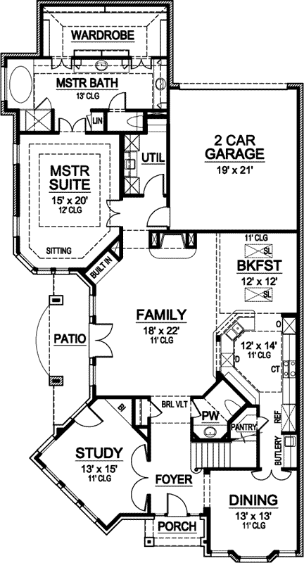 Main Floor Plan: 63-257