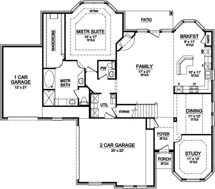 Main Floor Plan: 63-262