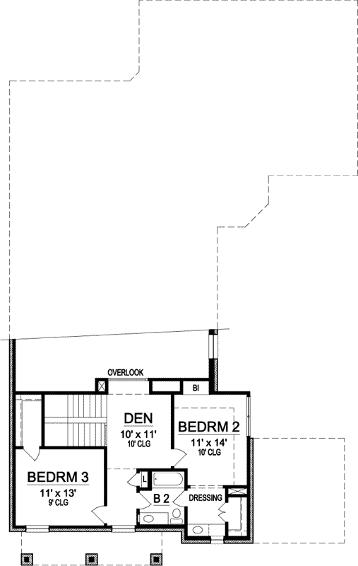 Upper/Second Floor Plan: 63-272