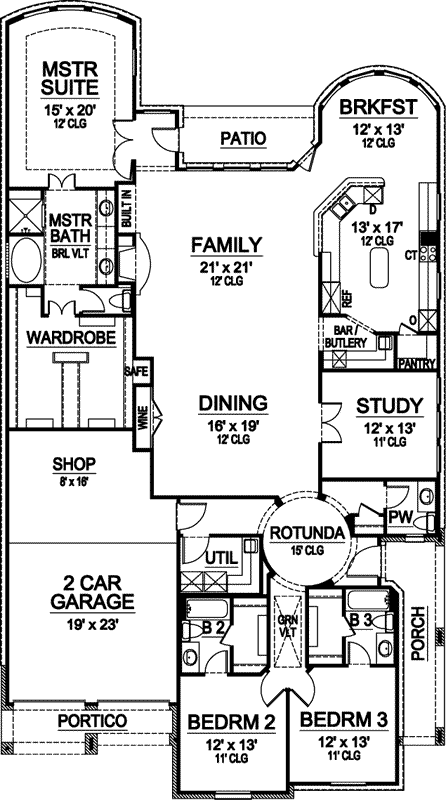 Main Floor Plan: 63-274