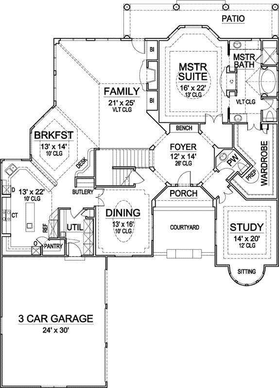 Main Floor Plan: 63-276