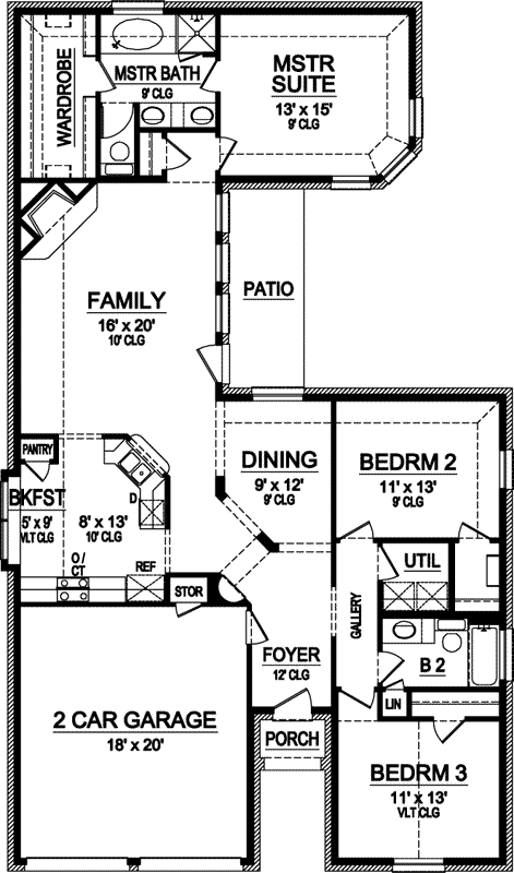 Main Floor Plan: 63-281