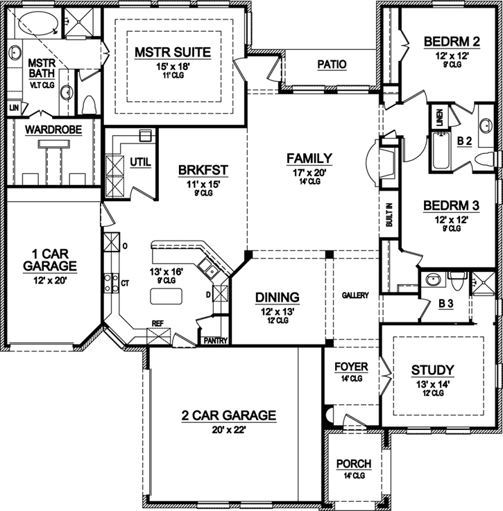 Main Floor Plan: 63-282