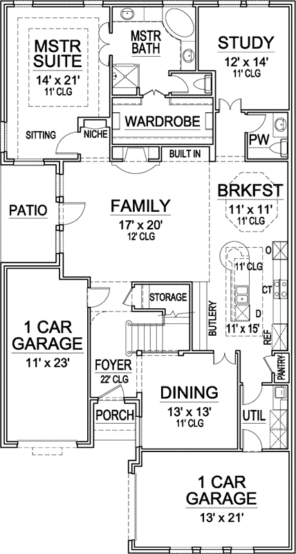 Main Floor Plan: 63-283