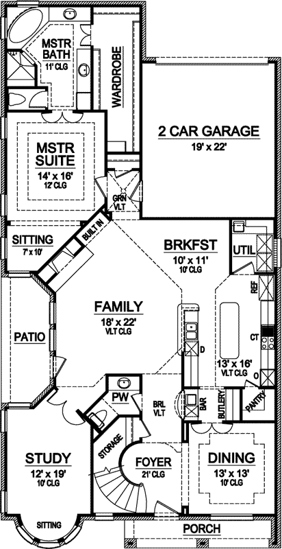 Main Floor Plan: 63-288