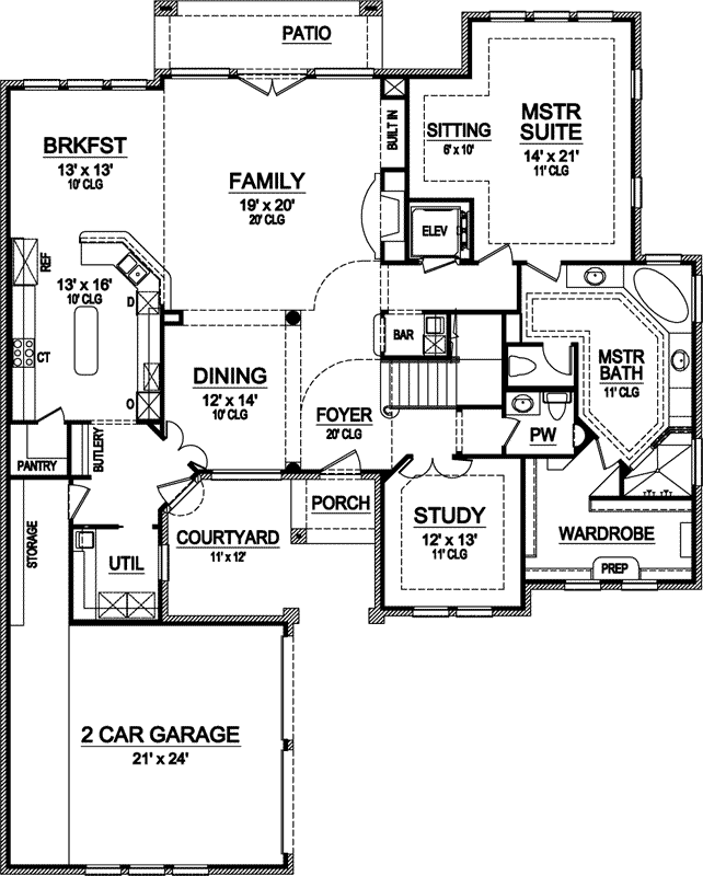 Main Floor Plan: 63-289