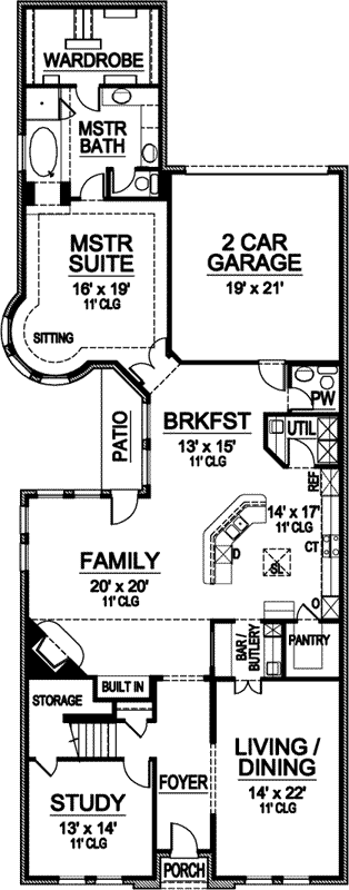 Main Floor Plan: 63-291