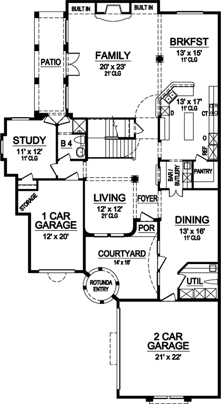 Main Floor Plan: 63-292