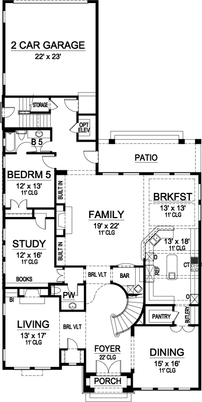 Main Floor Plan: 63-295
