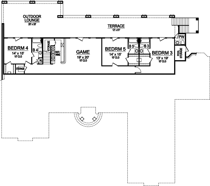 Lower Floor Plan: 63-299