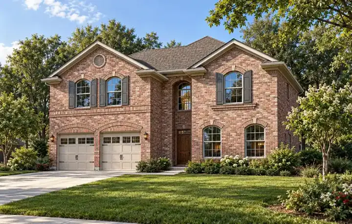 European house plans 63-300 - front exterior, 2,460 sq ft, 3 bed, 3 bath house plans | Monster House Plans
