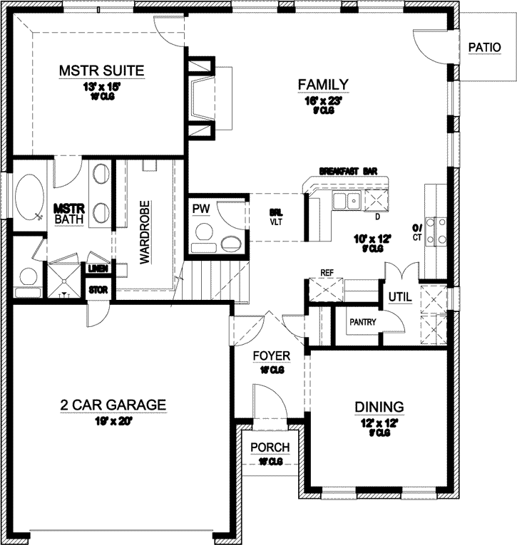 Main Floor Plan: 63-300