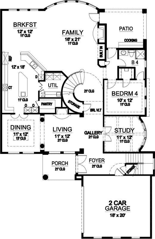 Main Floor Plan: 63-303