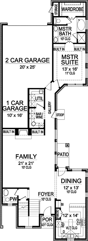 Main Floor Plan: 63-321