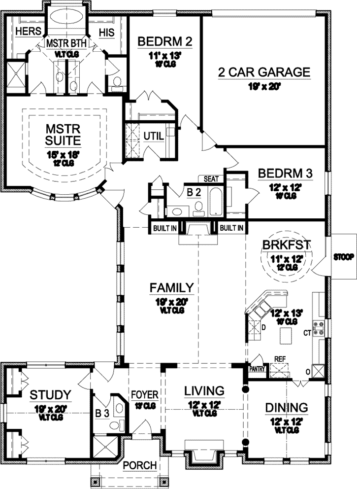 Main Floor Plan: 63-325